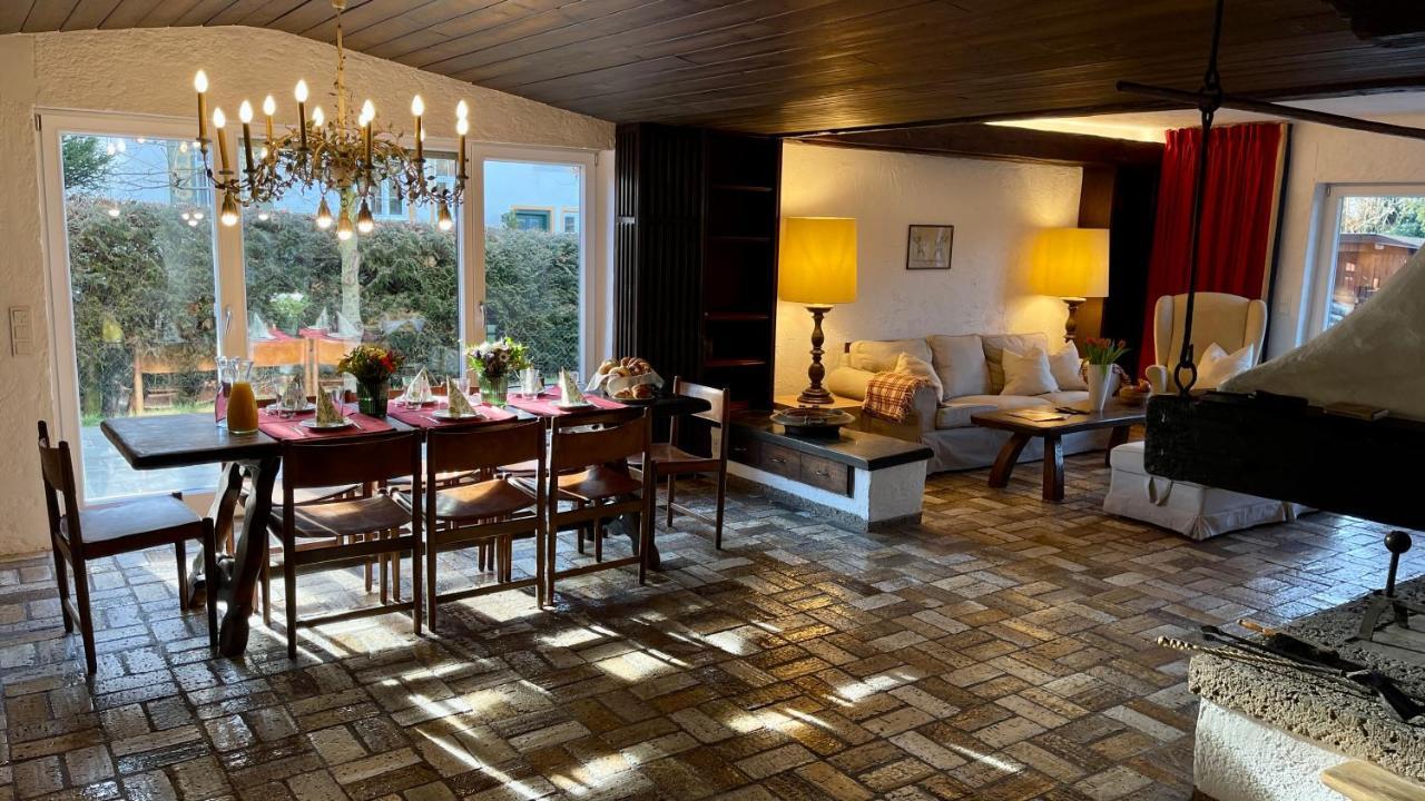 Large Holiday Apartment With Sauna, Terrace, Garden And Open Fireplace Lenggries Luaran gambar