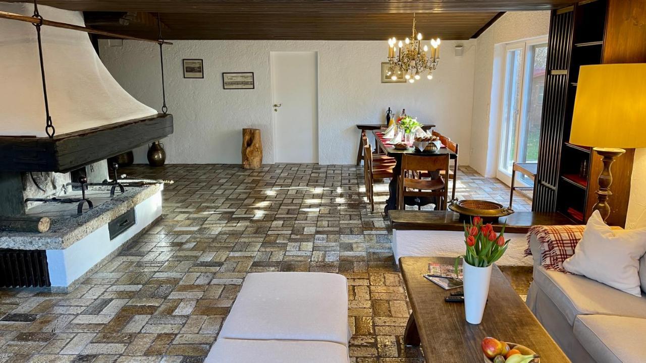Large Holiday Apartment With Sauna, Terrace, Garden And Open Fireplace Lenggries Luaran gambar